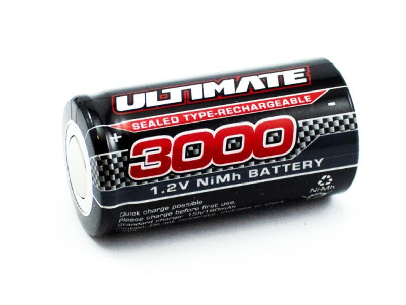 Ultimate RC NiMh Akku Zelle 1.2V 3000mAh für Glühkerzenstecker