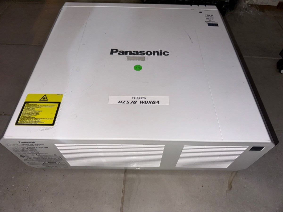Panasonic PT-RZ570 5400 Lumen Large Venue Laser DLP