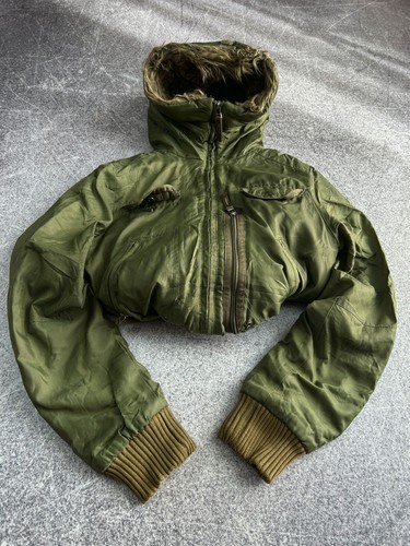 Vintage Streetwear Junya Watanabe Balenciaga Style Fur Cargo Jacket 90s