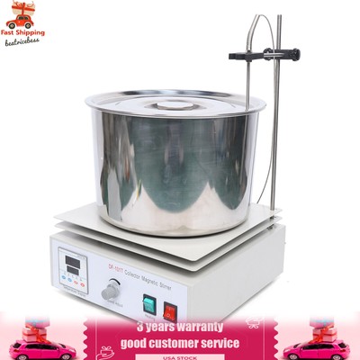 Magnetic Stirrer With Heating Plate Digital Hotplate Magnetic Stir Machine 10L