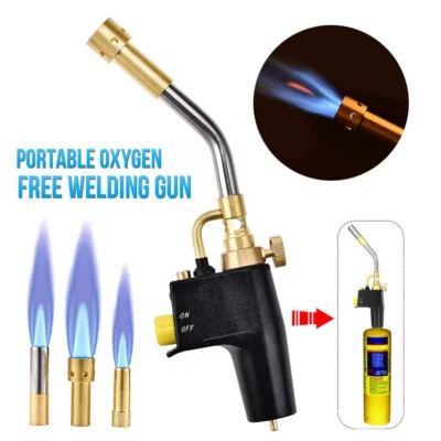 Gas Torch Mapp Gas Blow Torch Map Propane Gas Solderding Brazing Plumbers Tool