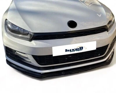 LUXELL UK LIMITED Lower Front Bumper Splitter Spoiler Lip Black FITS SCIROCCO 2008-2017