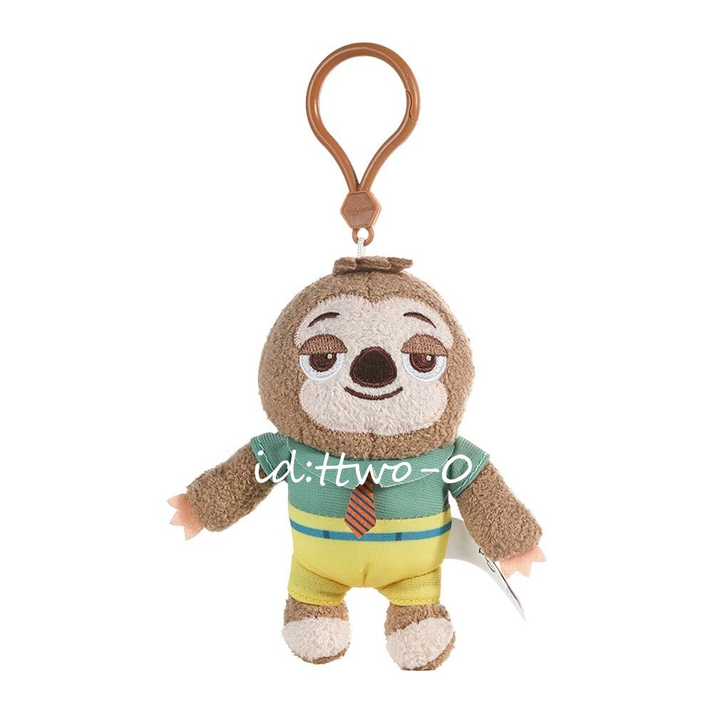 Sloth Flash Zootopia Disney Plush Toy Doll Bag Charm Keychain