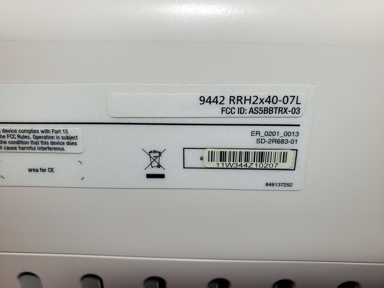 NEW Alcatel-Lucent Celestica 9442 RRH2x40-07-L Remote Radio Head (RRH ...