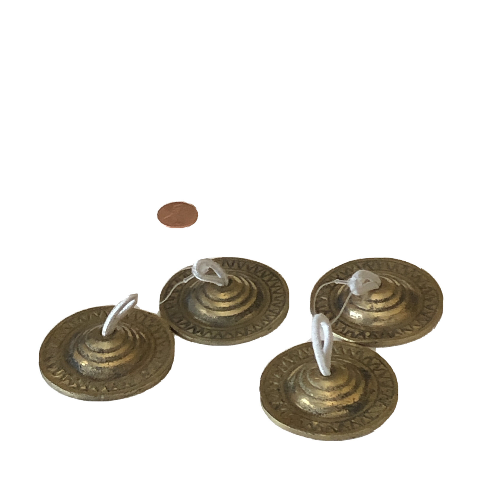 Vintage Finger Cymbals Percussions Belly Dancer Zills… Gem