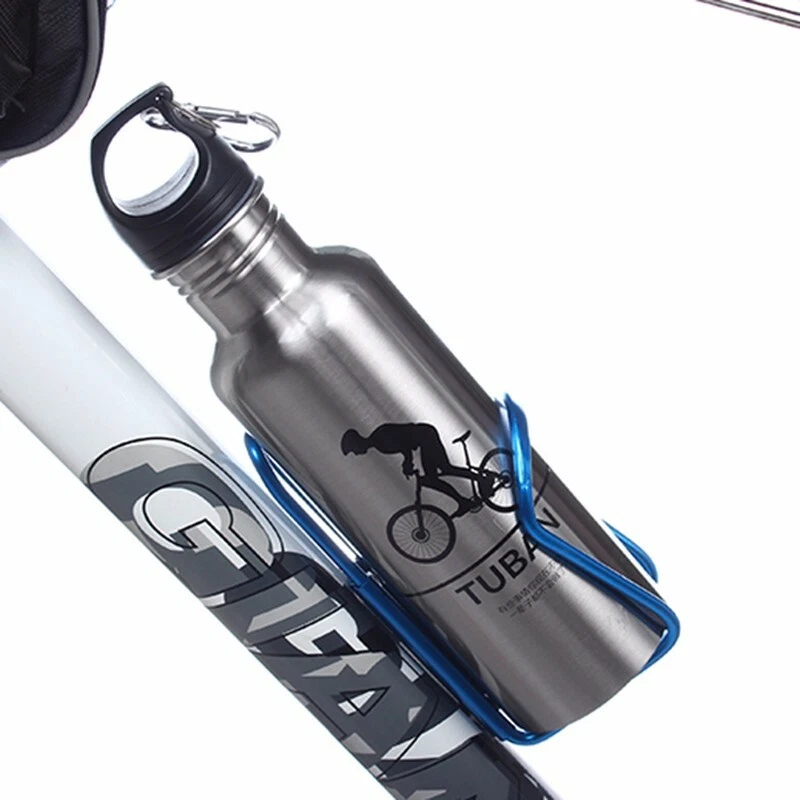 JAULA DE BOTELLAS DE ALUMINIO PARA BICICLETA Soporte para agua bebida refresco bebida bicicleta de montaña Foto 3 de 4