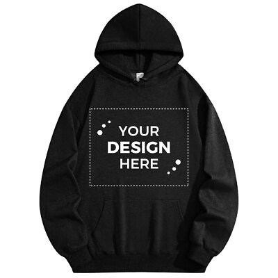 Custom Premium Pullover Hoodie Personalized Sweatshirts Your Design Hoodie