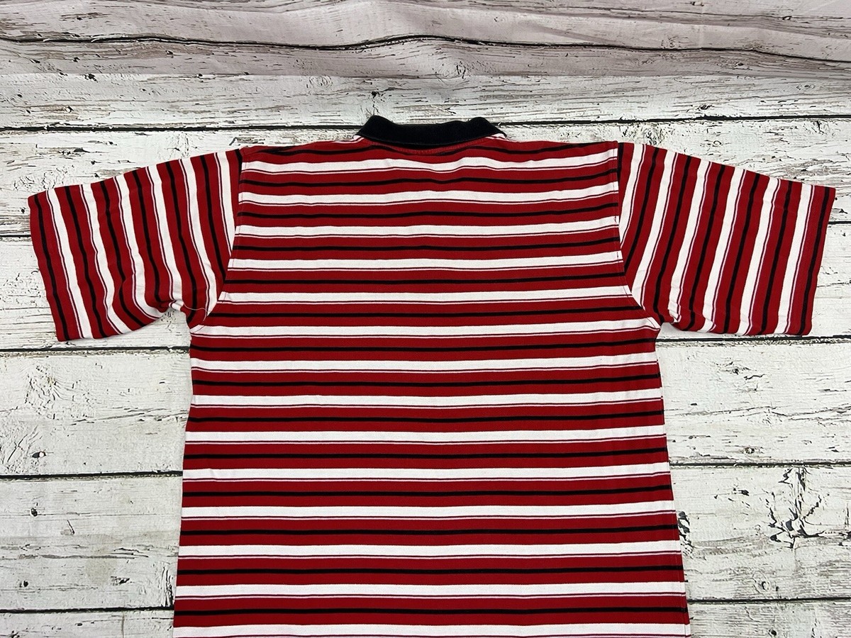 Y2K South Pole Authentic Collection Men's Red/White/Black Striped