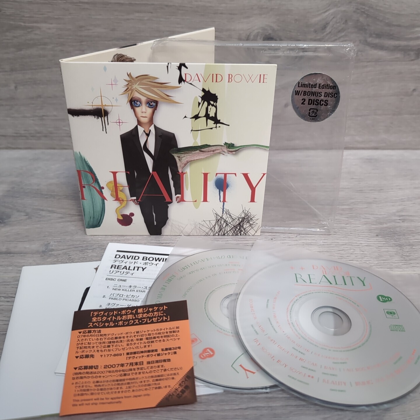 David Bowie - Reality - 2CD Album Limited Edition Bonus Disc Digipack Japanese