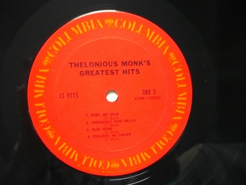 Thelonious Monk Monk's Greatest Hits Vinyl US Import 1969 Columbia 1G/1F Jazz LP - Picture 4 of 7
