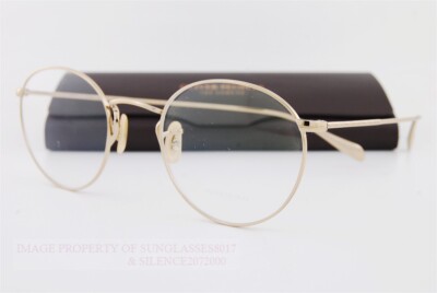 New Oliver Peoples Eyeglass Frames Coleridge OV 1186 5145 Gold  
