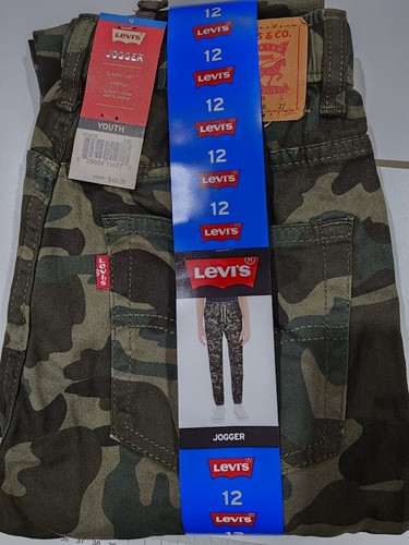 Levi's Youth Boy's Elastic Cuff Stretch Twill Jogger with Pockets - Picture 3 of 5