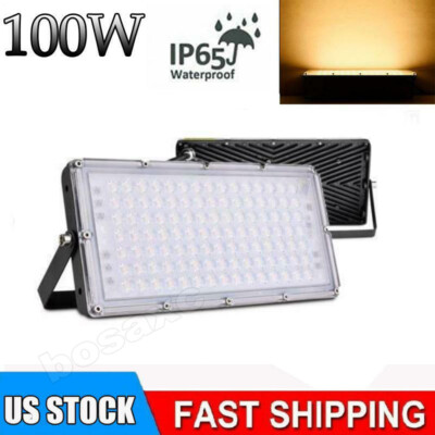 100W LED Flood Light Module Outdoor Module Spotlight Garden Yard Lamp Warm White