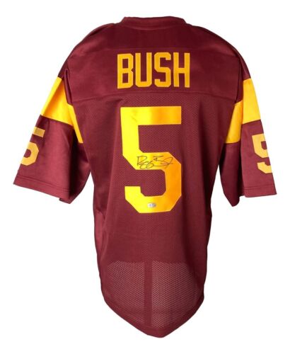 Reggie Bush Signed Maroon College Football Jersey Sports Integrity - Picture 1 of 3