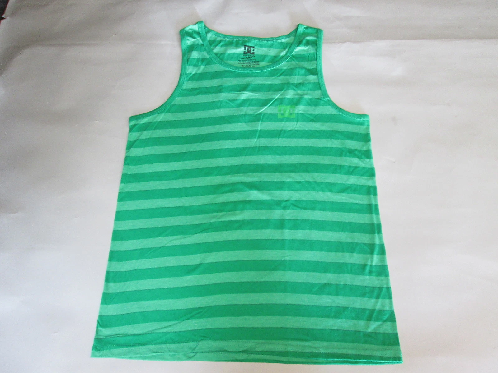 Mens Genuine DC Casual Fashion Skate bmx tank tee vest S M L XL XXL green DC131