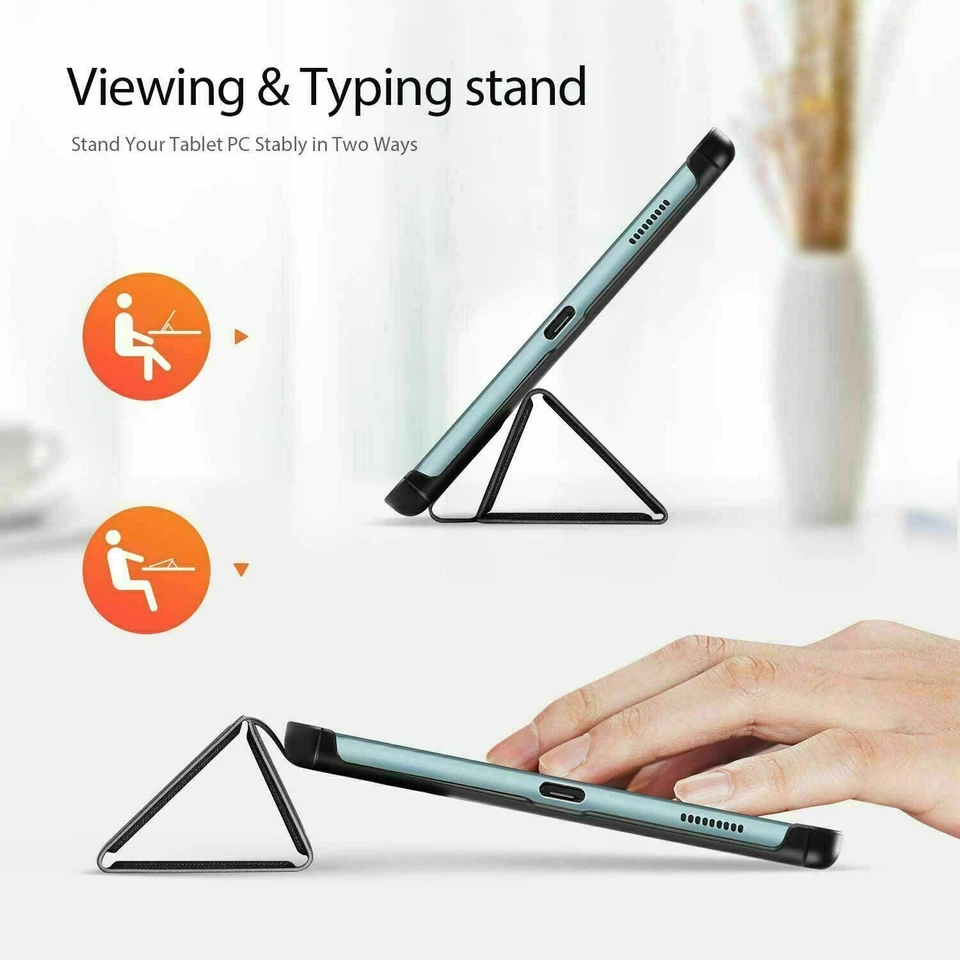 Funda de cuero con soporte abatible para Samsung Galaxy Tab A 7.0 SM-T280 T285 Folio Foto 3 de 4