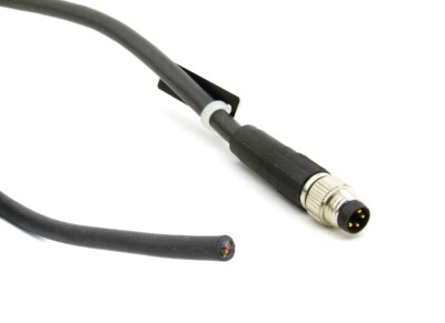 M8 Rundstecker Sensor Verbindungskabel 4-pin Connection Cable w/ open end 1m