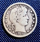 1916 d  Barber Quarter - Last year of the Series - U.S. Coins: Silver 25C