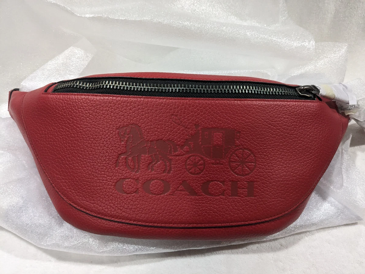 Coach red hotsell belt bag