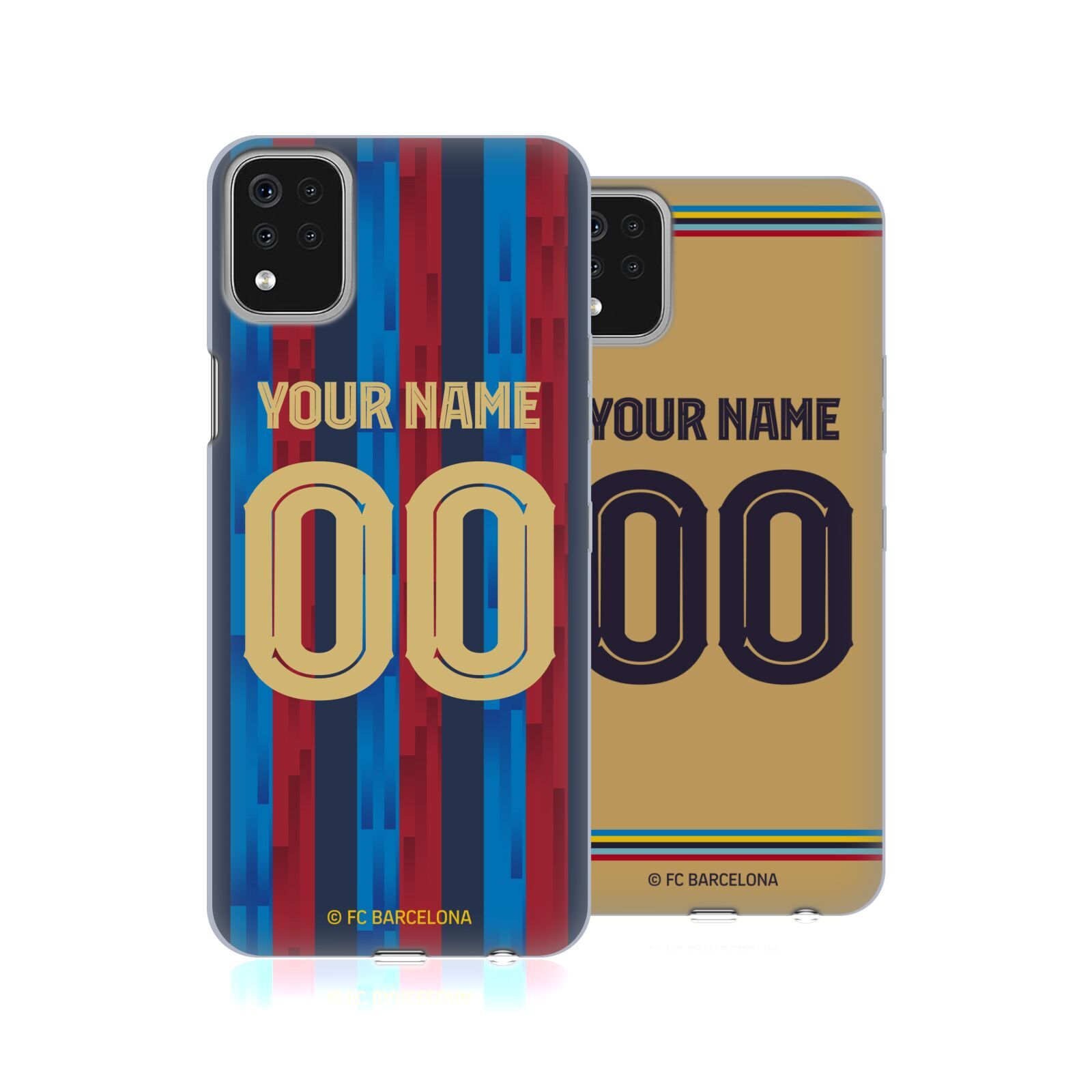 CUSTOM CUSTOMIZED PERSONALIZED FC BARCELONA 2022/23 KIT GEL CASE FOR LG PHONES 1