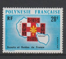 1971 Französische Polynesien Rallye Scouts Und Guides 1 Wert MNH MF93861