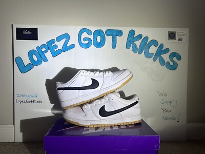 Size 10.5 - Nike Dunk Low SB White Gum
