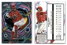 2023 Topps Cosmic Chrome Baseball Zach Neto Base Rookie #161 Los Angeles Angels
