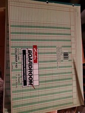 Herlitz Boardroom 13 Column Columnar Pad 50 Sheets 11 X 16 3/8 Inches Lot 2 Pads