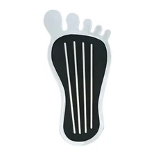 Universal Car Truck Chrome Barefoot Big Foot Shape Accelerator Gas Pedal Cover
