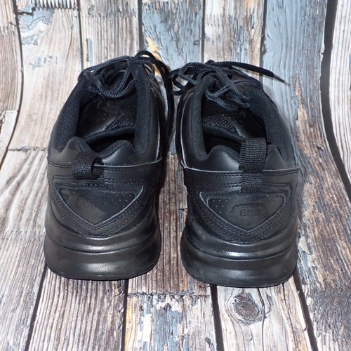 New Balance 608 V5 Mens 11.5 Wide 4E Shoes Black Leather Sneakers Slip Resistant - Picture 5 of 9