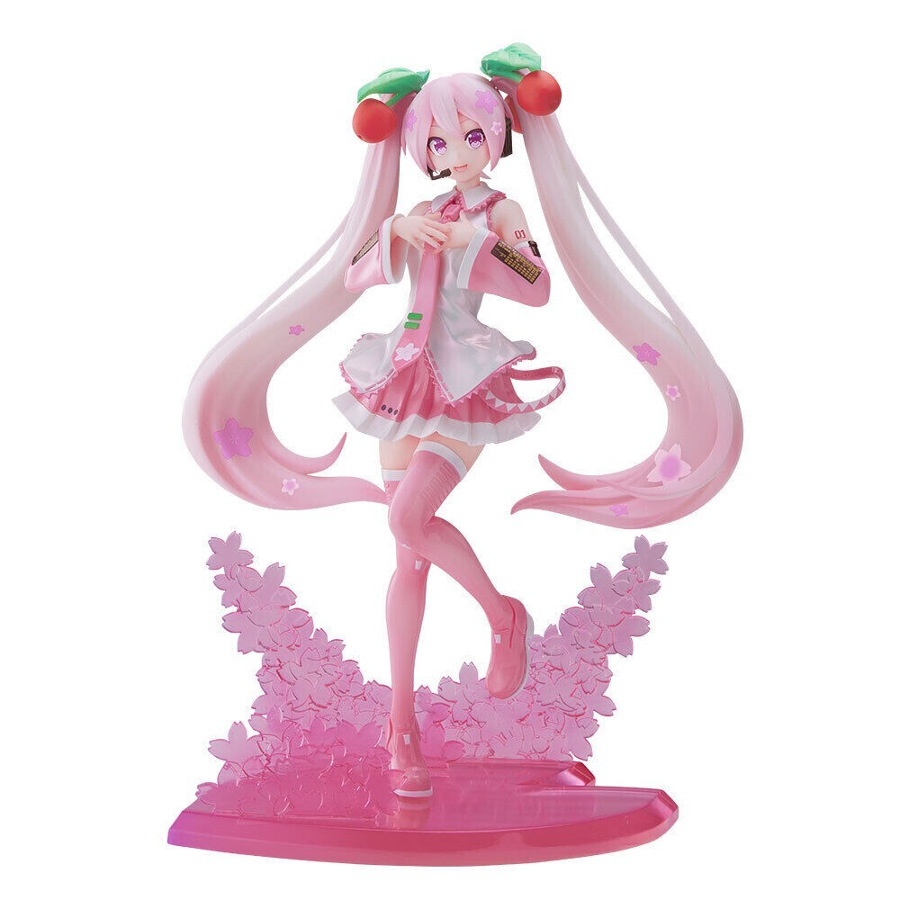 Hatsune Miku Sakura Miku Luminasta Figure 8.26in 2023 SEGA Prize