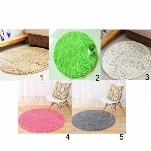 Runde Badvorleger, Badteppiche aus Mikrofaser