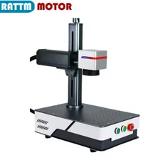Table 20W 30W 50W Raycus Fiber Laser Marking Machine For Metal Plastic PVC