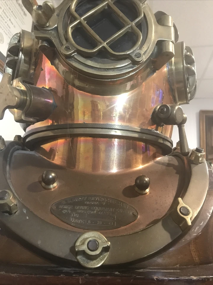 US Navy Diving Helmet Mark V - Image 3 of 4