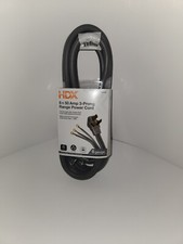 HDX 6FT 50A 3-Prong Range Cord Power Cord - 6 Gauge UL Certified