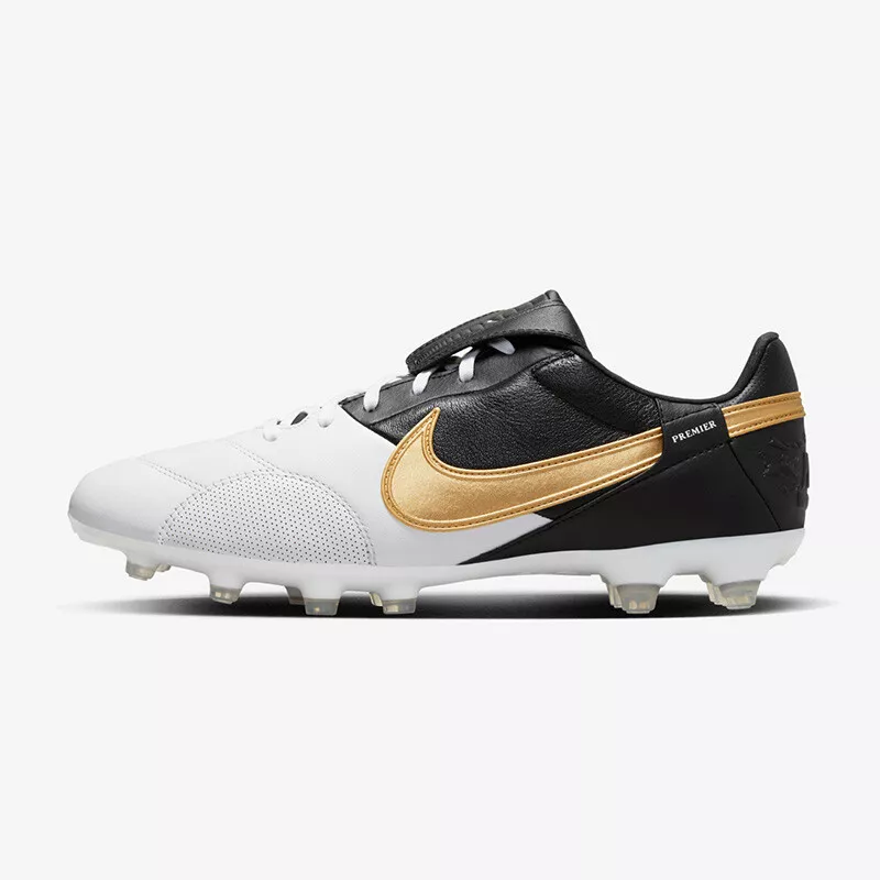 Ik heb een contract gemaakt Whitney meesteres Nike Premier 3 FG AT5889-174 Black White Mens Soccer Shoes Football Cleats  Boots | eBay