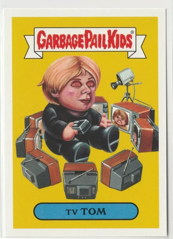 TV Tom #6a Garbage Pail Kids GPK 2017 Battle of the Bands Trading Card