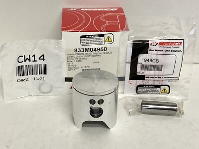 WISECO 92cc Schmiedekolben 833M04950 49.5mm +2mm Ø HONDA CR85 CR85R