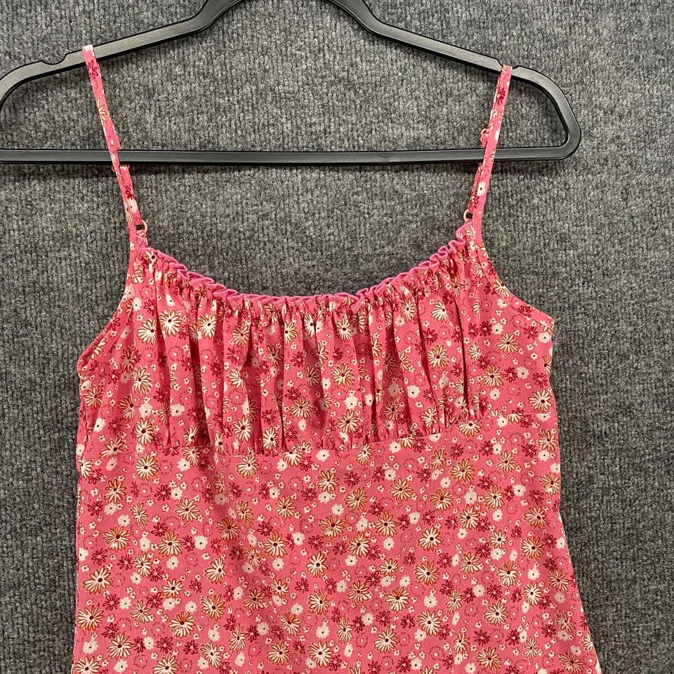 Vestido Vintage Jonathan Martin Talla 9 Rosa Floral Babydoll Y2K Años 90 Fairy Cottage Foto 2 de 4