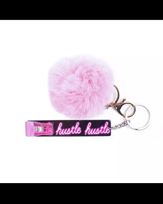 Trendy keychain credit card grabber For Long Nails