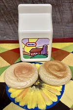 Vtg Little Tikes Play Food Fun Pretend Treat MILK  COOKIES Lot LTR-WMAC