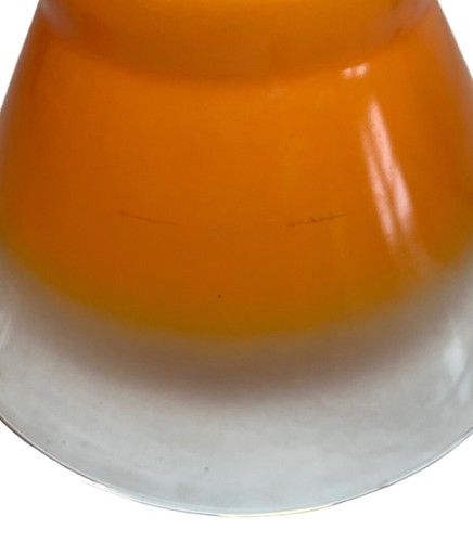 Vintage Orange Blendo Glass Chip And Dip Bowl Set - Picture 6 of 6