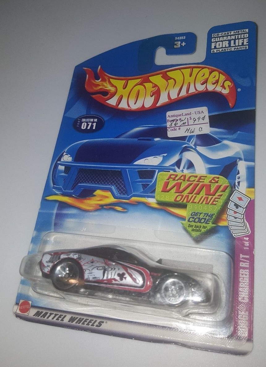 Hot Wheels 2002 Dodge Charger R/T 1/4 #71 Black