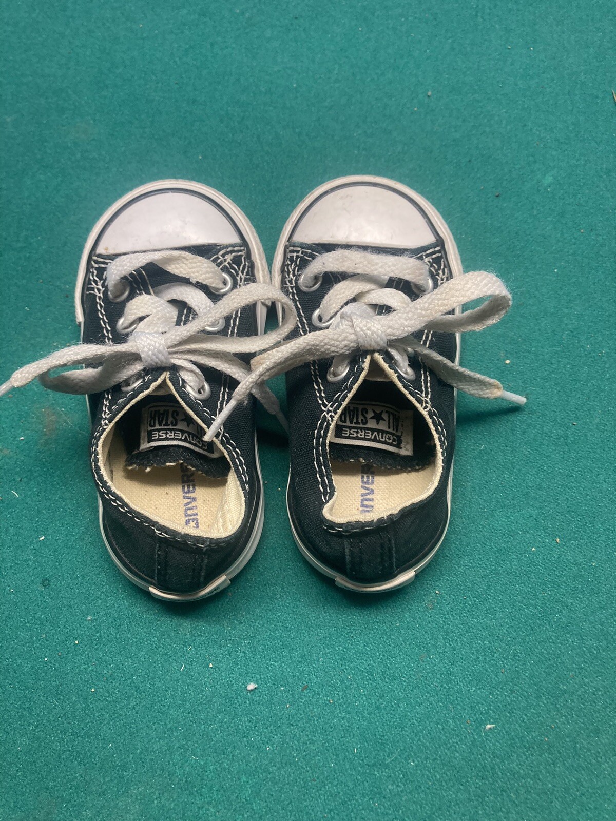 Converse All Star Toddler Shoes Size 5 Infant Color Black In Great Condition!-image