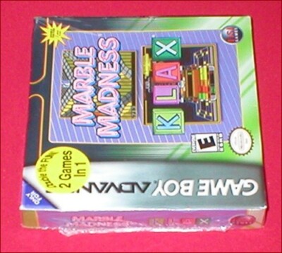 GBA 北米版 Marble Madness + Klax / マーブルマッドネ Amazon.com: Marble Madness/Klax : Video Games