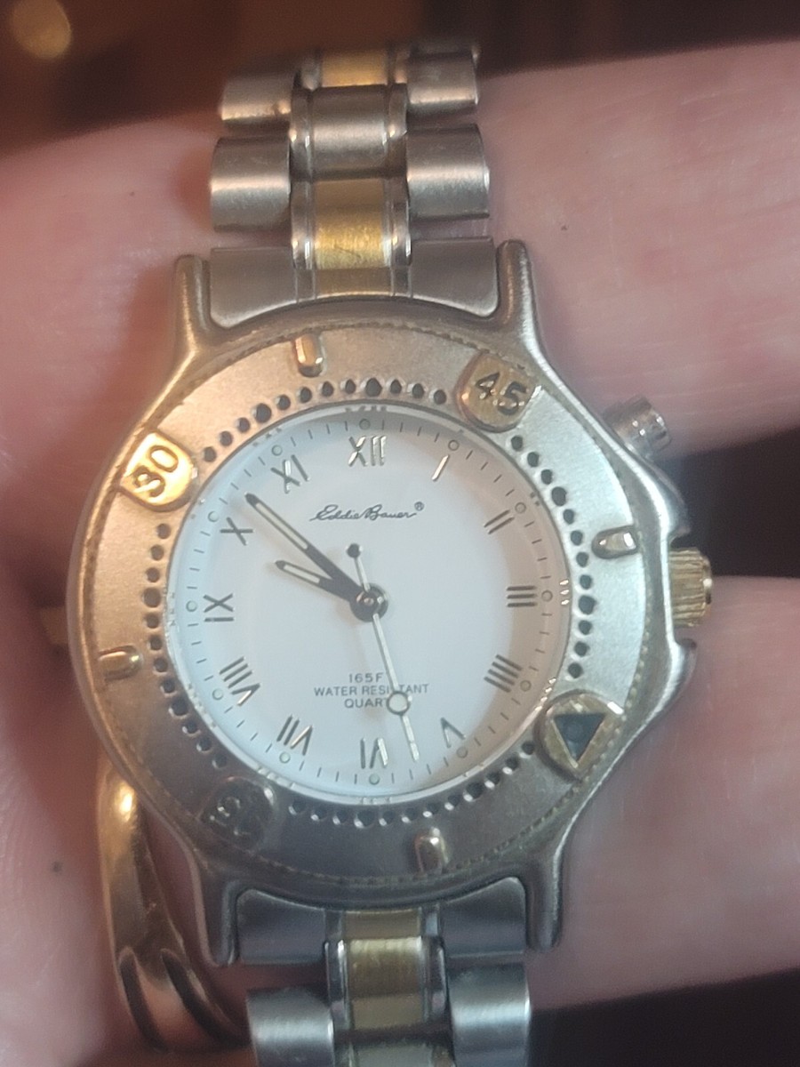Ladies 31mm Eddie Bauer Light Up Pacific Watch Quartz Silver  display picture 3