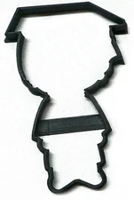 GRADUATE WEARING CAP AND GOWN OUTLINE GRADUATION ATTIRE COOKIE CUTTER USA PR3089