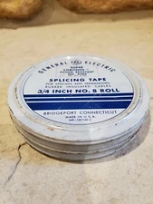 Vintage GE General Electric 3/4" Splicing Tape No. 8 Roll - never opened