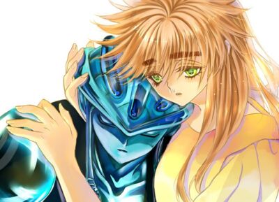Anime hunter chimera ants merugi komugi meruem blue Stitched Gaming Mat Desk