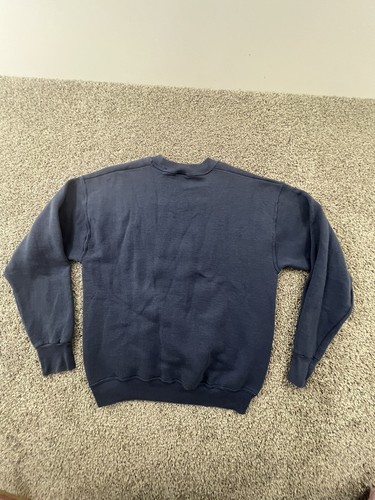 Vintage 90s Streetwear Mens Coachman’s Cape NJ Faded Hoodie Sweater Pullover - Picture 10 of 10